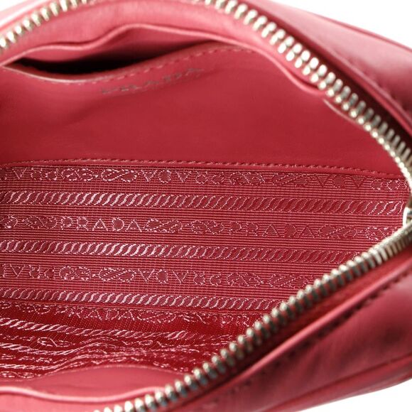 Prada Camera Bag Diagramme Quilted Leather Mini Pink - Picture 5 of 6
